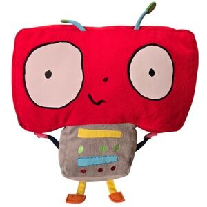 IKEA Sagoskatt Rully Robot Plush Pillow 12'' Stuffed Toy